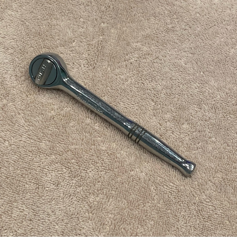 Jobsmart 1/4” Drive Ratchet Wrench With Polished Handle Hand Tool